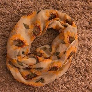 Sunflower scarf